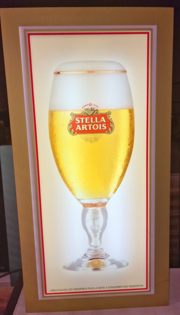 Enseigne a Néon Stella Artois 76 cmx39 cm x 7.5cm