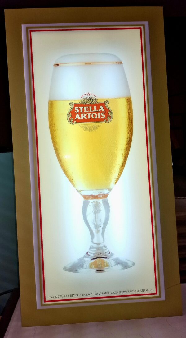 Enseigne a Néon Stella Artois 76 cmx39 cm x 7.5cm