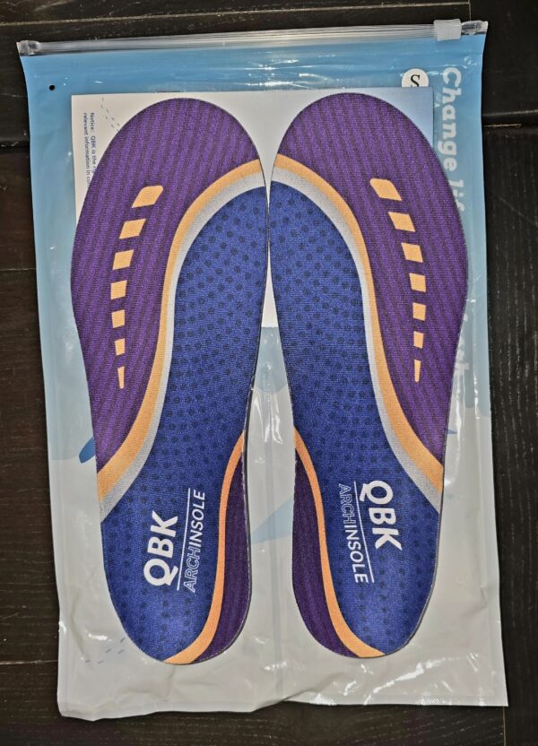 Paire de Semelles orthopédiques QBK Taille S Confort