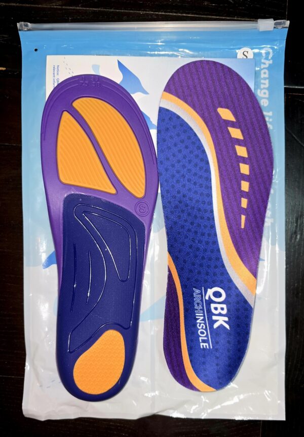 Paire de Semelles orthopédiques QBK Taille S Confort