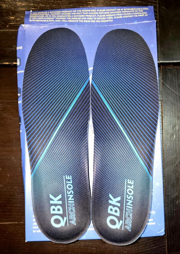 Paire de Semelles orthopédiques QBK Taille XL