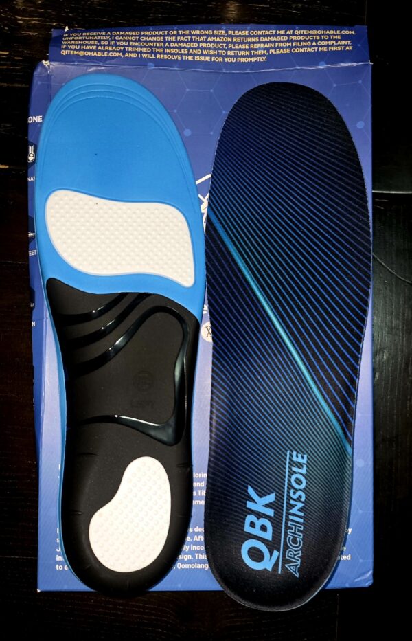 Paire de Semelles orthopédiques QBK Taille XL