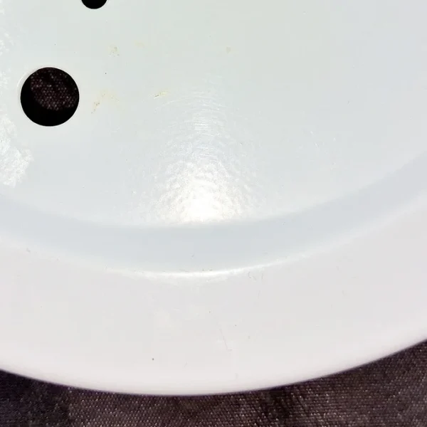 Plafonnier Vintage 1970 En Verre Murano Blanc 32 cm