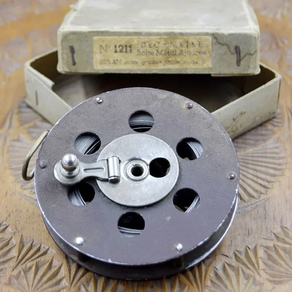 Décamètre Boite Métal Ajourée N° 1211 Ruban Acier