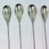 Set of 6 coffee/tea/ice cream/cocktail spoons... with a 23.5 cm resin handle