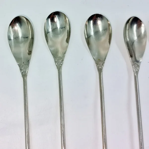 Set of 6 coffee/tea/ice cream/cocktail spoons... with a 23.5 cm resin handle