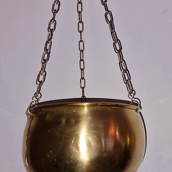 Ancienne grande balance 1736 entièrement en laiton