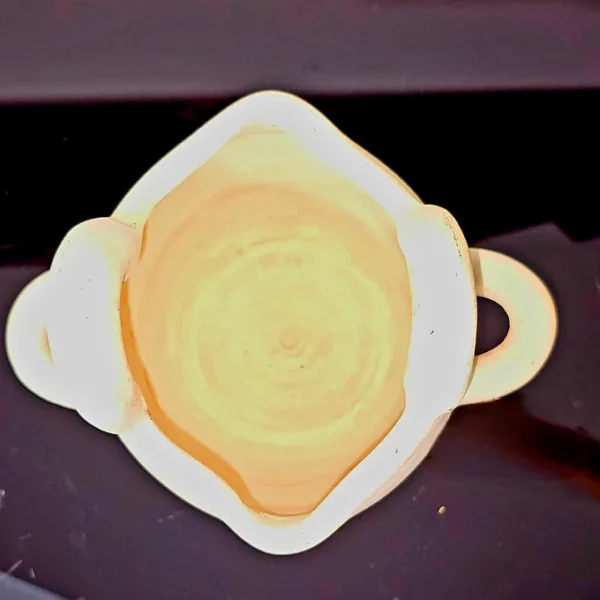 Cruche / pot / vase à oreilles en céramique blanche 21cmX16cm