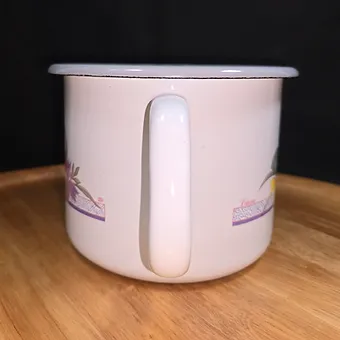 Pot à lait émaillé motif LIANE tout feux GSW 1L5