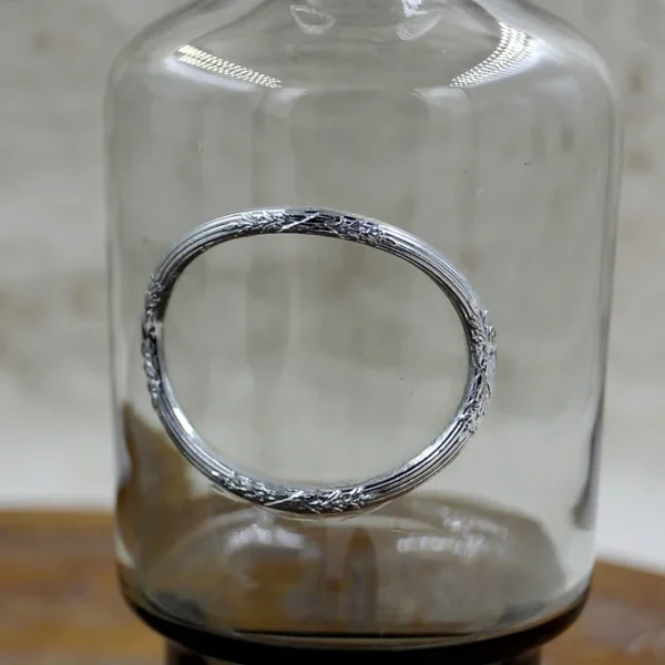 Set de salle de bain en verre fumé 4 Pièces