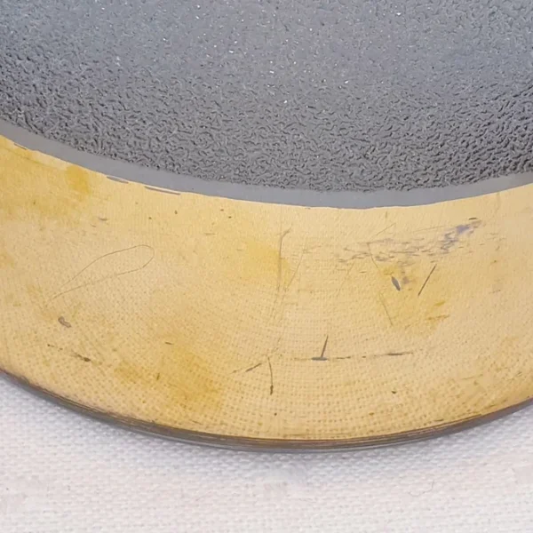 Pichet en verre givré avec dorures 1L5