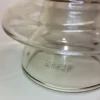 Ancien Isolateur électrique en verre épais blanc