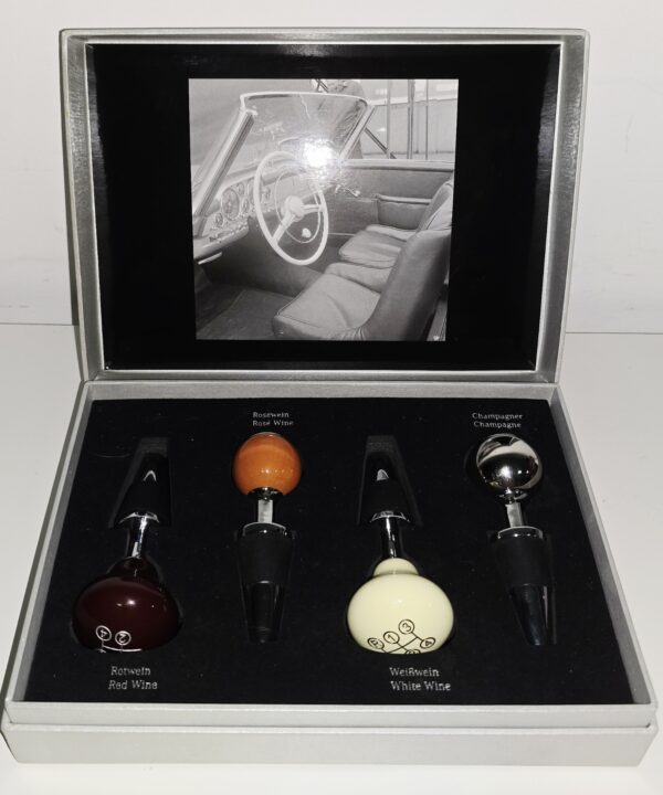 Coffret 4 Bouchons à vin et Champagne Collector / Vintage