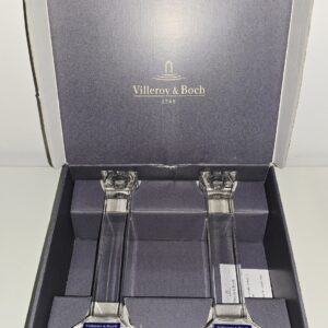 Coffret 2 bougeoirs Villeroy & Boch 20cm