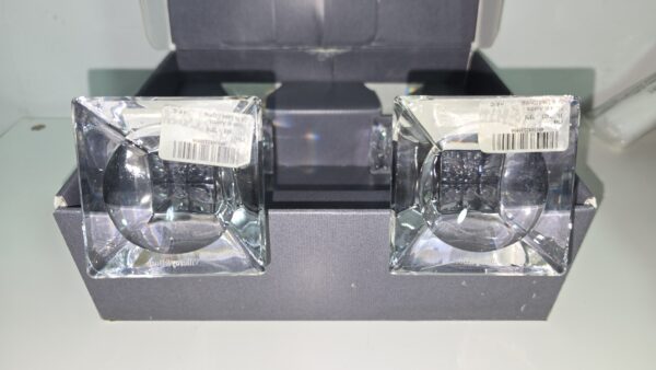 Coffret 2 bougeoirs Villeroy & Boch 20cm