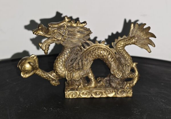 Statuette Fei long Chinoise en Bronze Début XXème