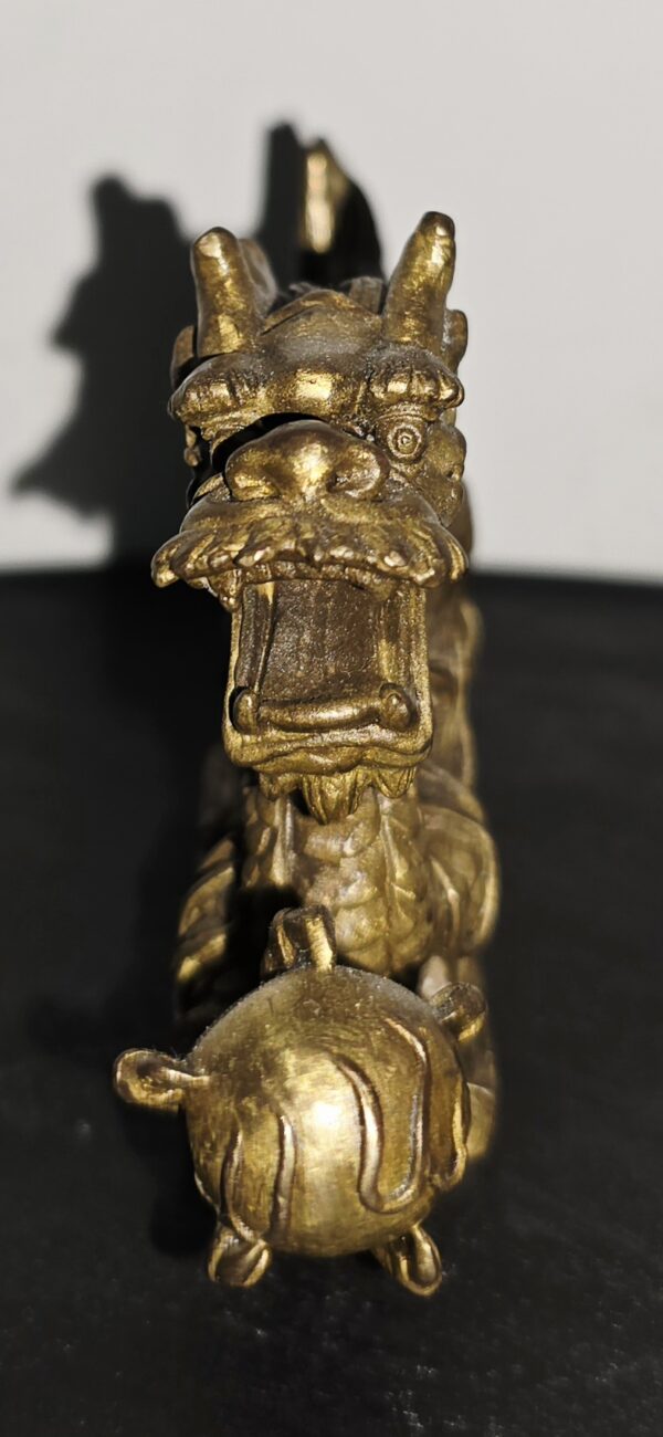 Statuette Fei long Chinoise en Bronze Début XXème