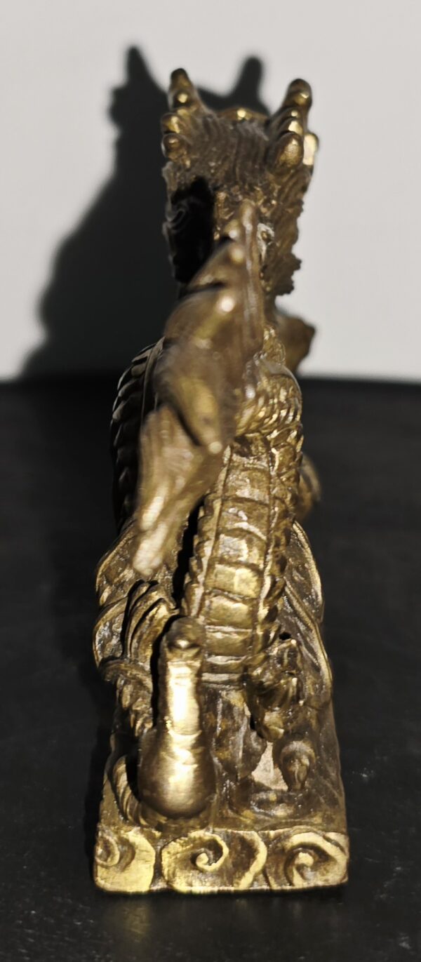 Statuette Fei long Chinoise en Bronze Début XXème