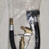 Tuyau 20cm + 2 embouts adaptateurs de valves pour gonflage pneus