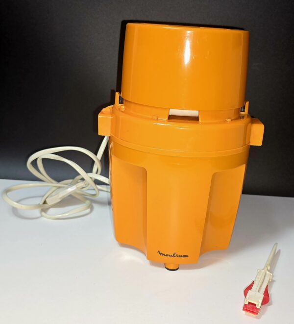 Robot Hachoir Moulinette orange Vintage Type 320 Moulinex