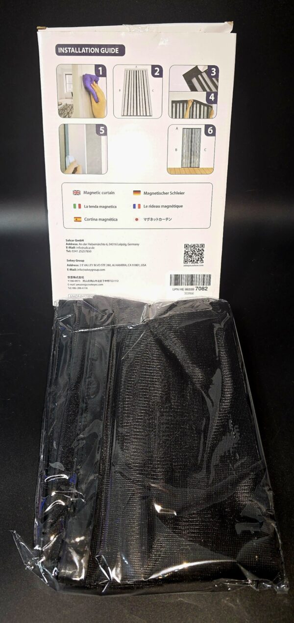 Rideau / Moustiquaire de porte 140X220 SEKEY