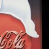 Plaque Publicitaire Métallique Coca Cola 29.5x43cm