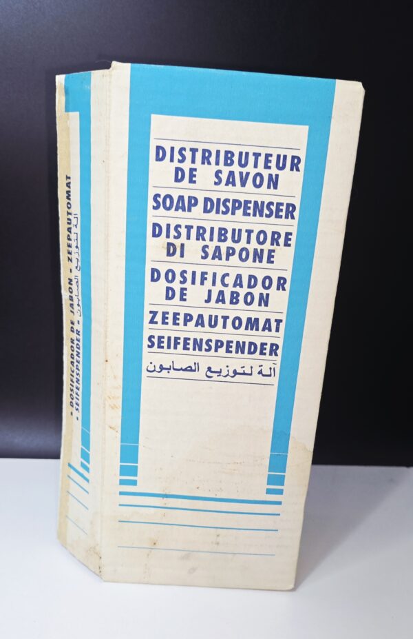 Distributeur de savon TITUS avec clé et fixations.