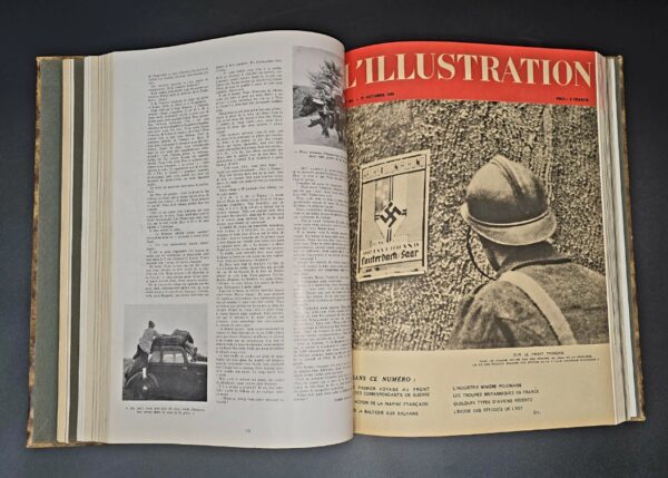 Album L'illustration Tome 204 septembre à décembre 1939