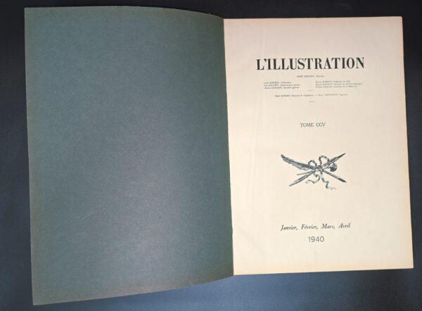 Album L'illustration Tome 205 Janvier à Avril 1940