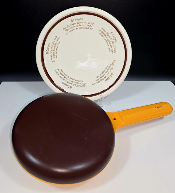 20260122_135452 Ancienne Crêpière Suzette Krups 70/80 avec son assiette