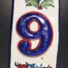 Ceramic tile number 9
