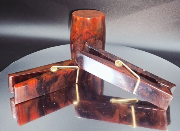 Nécessaire 3 Pièces / Garnitures de Bureau en Bakélite