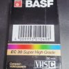 20260127_094736 Cassette Vierge VHS-C BASF EC 30 Super High Grade Neuve Sous Blister (Scellée)