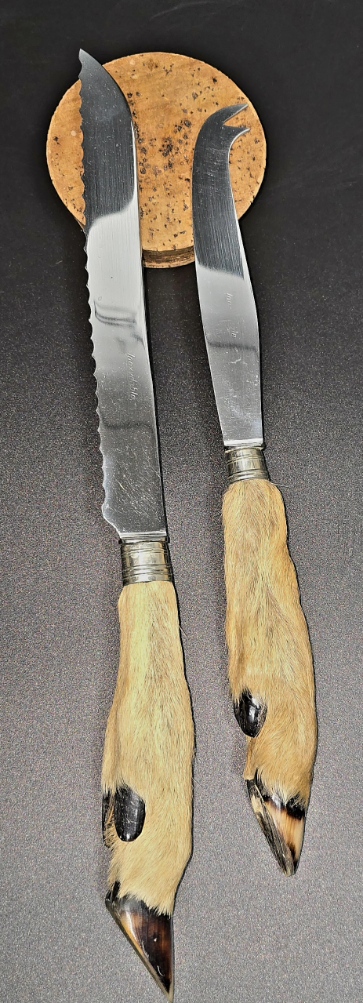 Duo de Couteaux Vintage ELIDOR Thiers Pain / Viande / Fromage