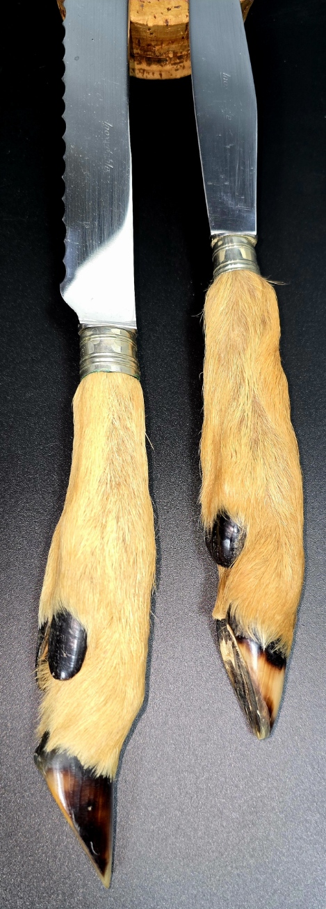 Duo de Couteaux Vintage ELIDOR Thiers Pain / Viande / Fromage