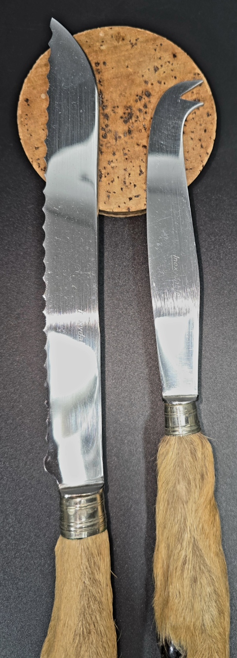 Duo de Couteaux Vintage ELIDOR Thiers Pain / Viande / Fromage