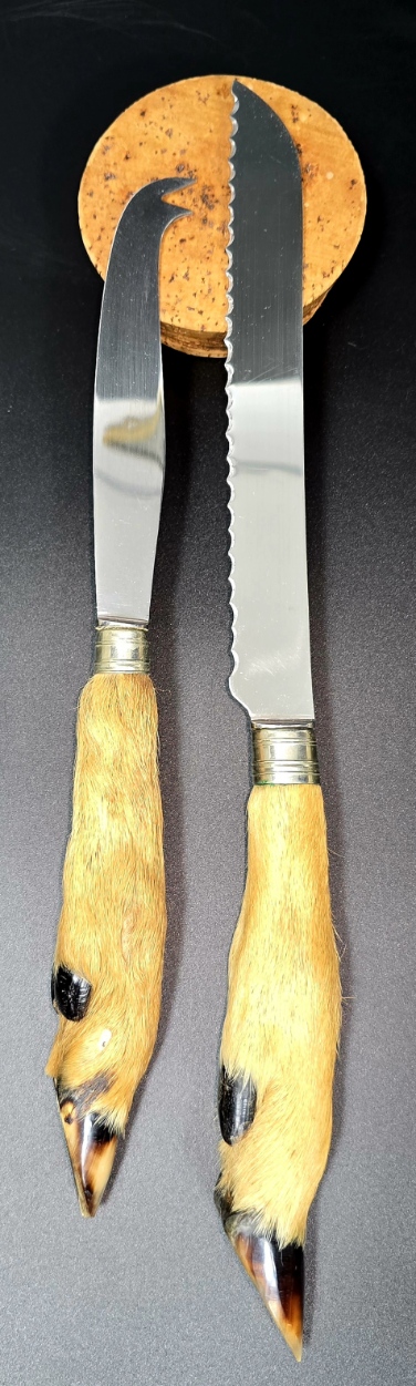 Duo de Couteaux Vintage ELIDOR Thiers Pain / Viande / Fromage