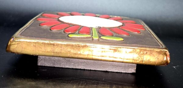 Mithé ESPELT - Couvercle De Boite 9.7X9.6cm En Céramique Émaillée