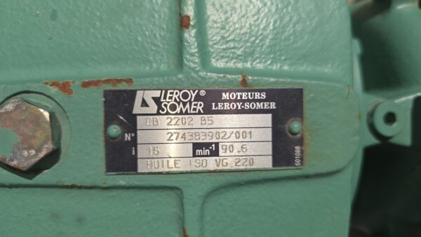 20260409_145834 Moteur Leroy-Somer 2 Vitesses Triphasé 380V