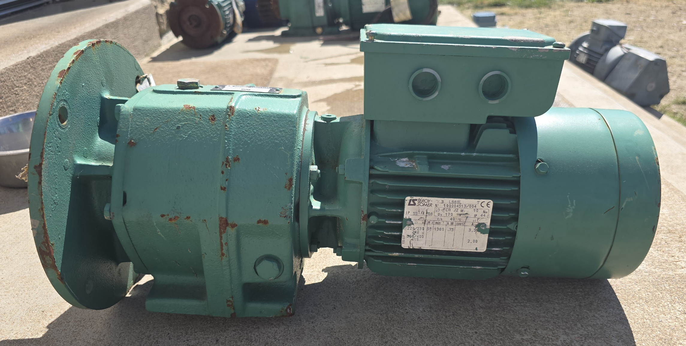 Moteur Leroy-Somer 2 Vitesses Triphasé 380V